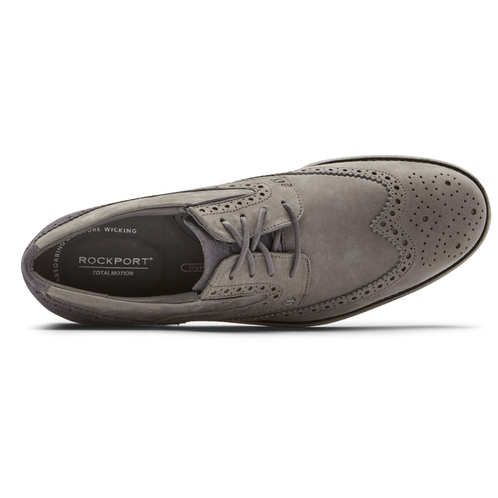 Tenis Rockport Homem Cinzentas - Total Motion Classic Dress Wingtip - 79328GYZR